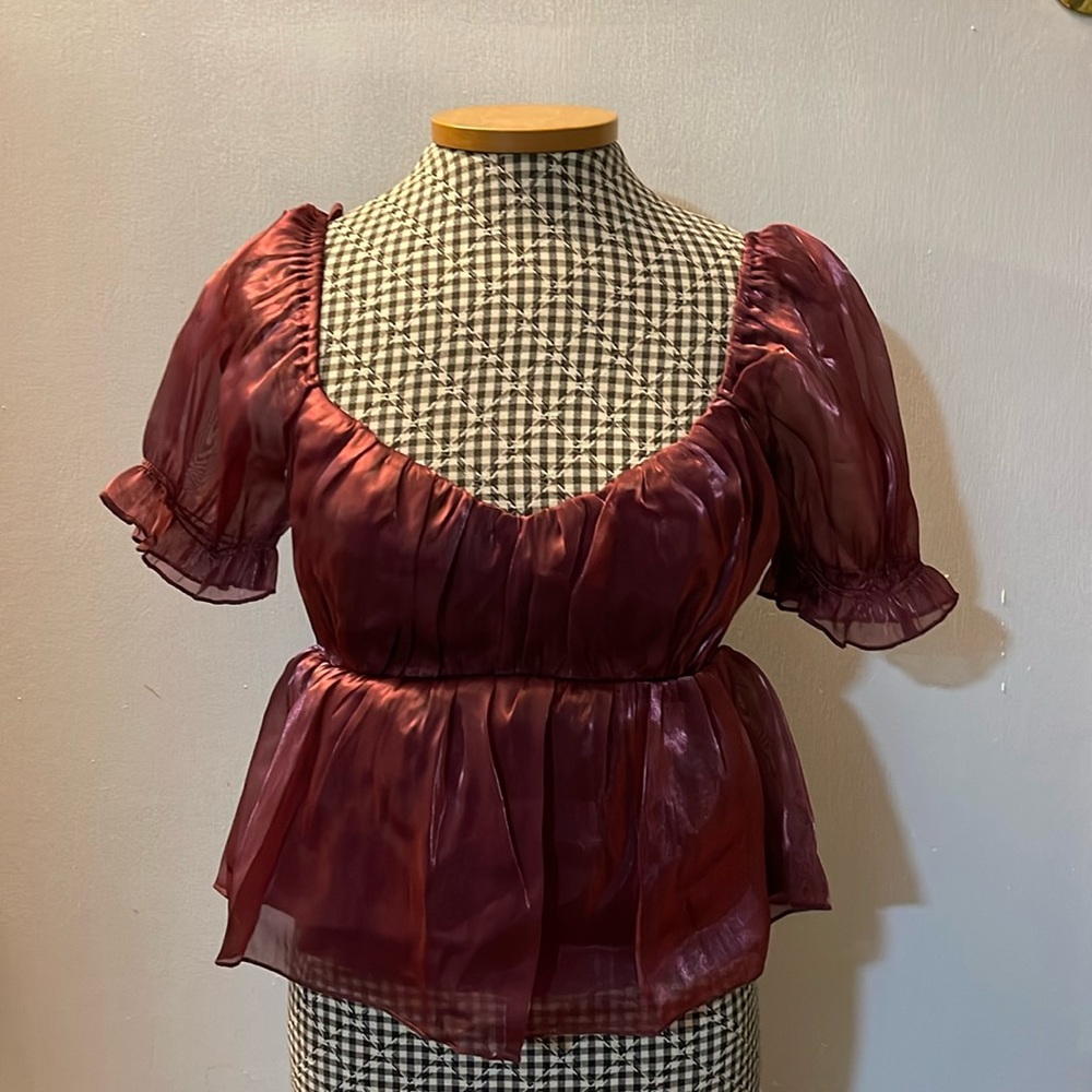 Thirty Thirty LA Puff Sleeve Babydoll Top